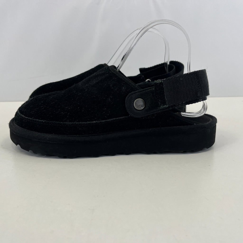 UGG Goldencoast Sliders Mules Slippers Black Racer Back Men’s size UK 7 - EU 41