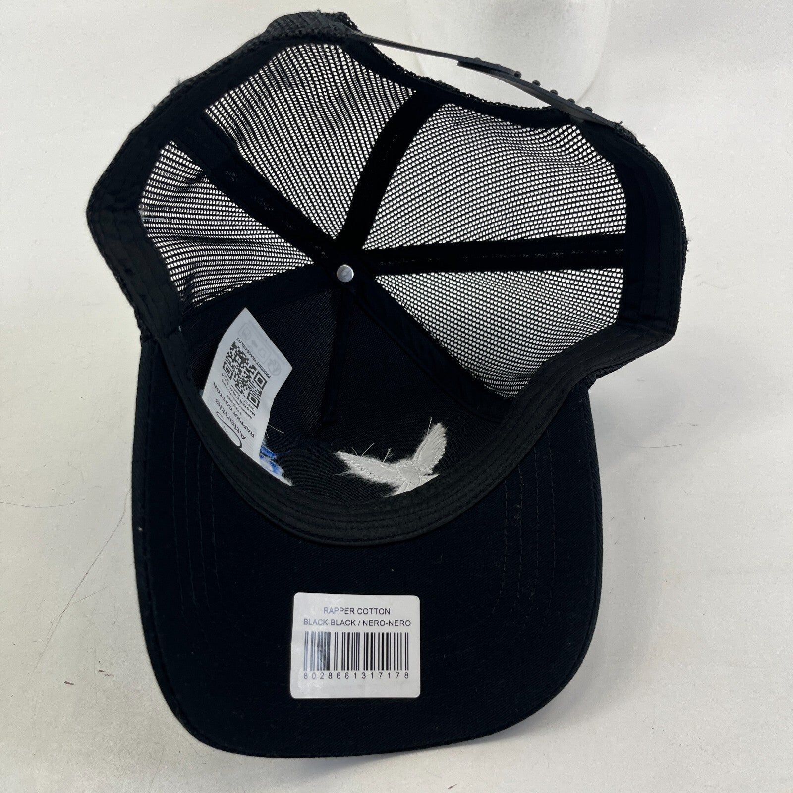 Atlantis PV 22 Pravari Argentina Adjustable Baseball Cap Black Embroidered Hat