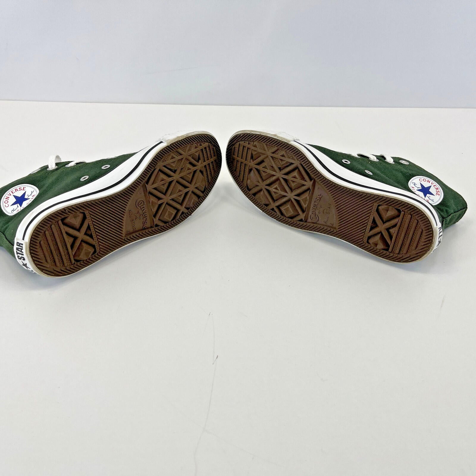 Converse All Star Chuck Taylor Double Layer Trainers Forest Green/Pink UK size 4