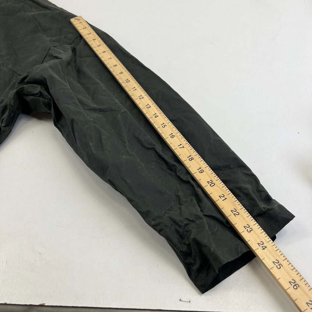 Mc Orvis Wax Jacket Mens size XL Green Waxed Coat Made in the UK