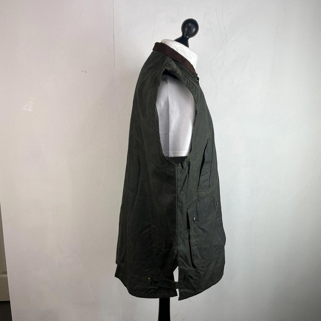 Hamilton Exclusive Wax Gilet Vest Men's size 2XL Green Country Outdoors