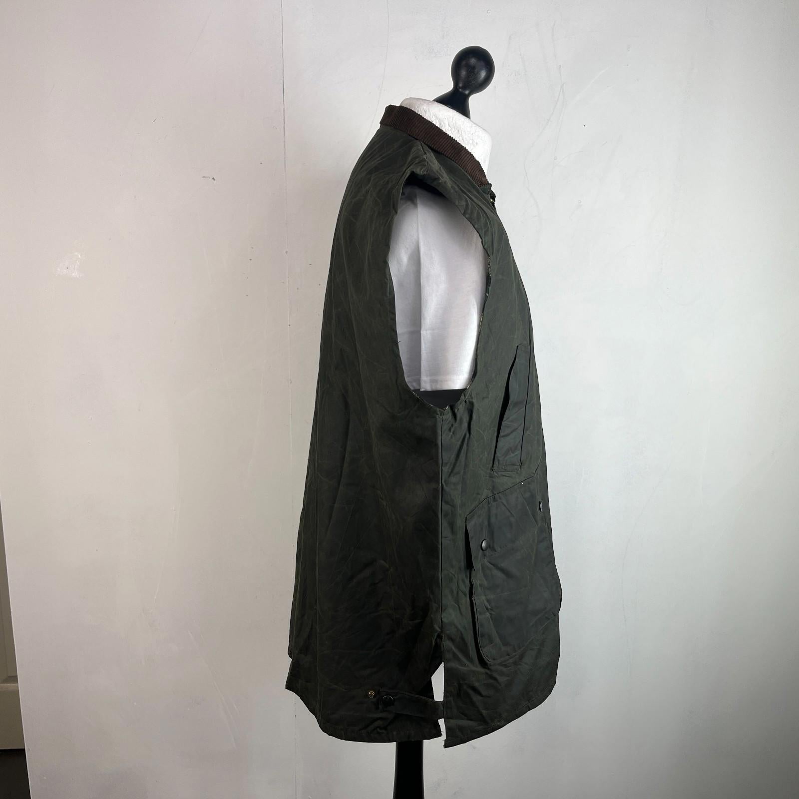 Hamilton Exclusive Wax Gilet Vest Men's size 2XL Green Country Outdoors