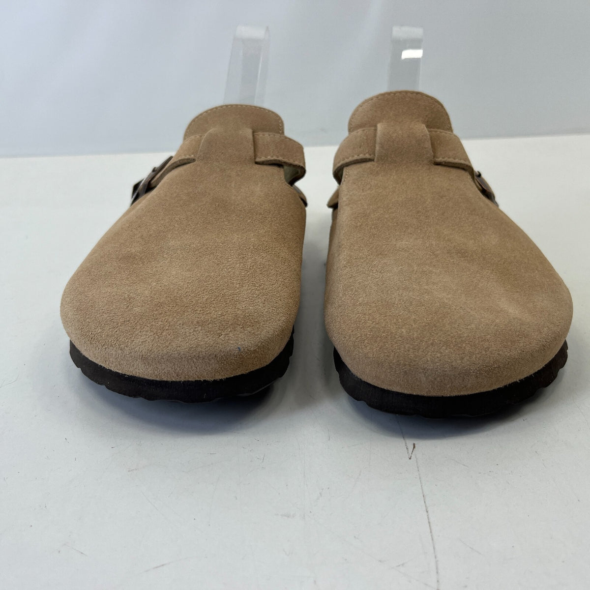 Qomfort Suede Leather Slide Sandals Sand Beige Men's size 11 EU 45 - New