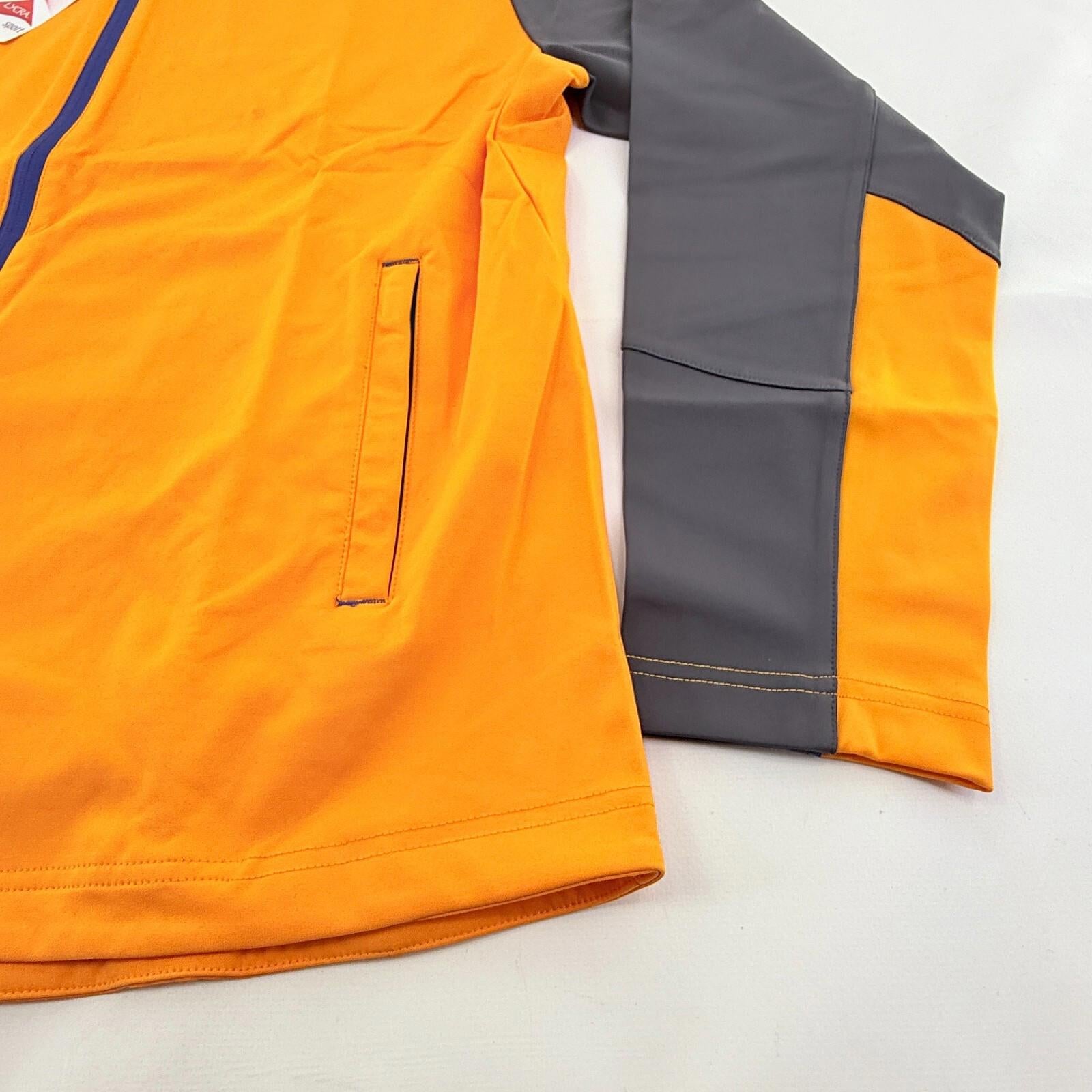 Castore Women’s Soft Shell Training Jacket in Orange & Black size 18