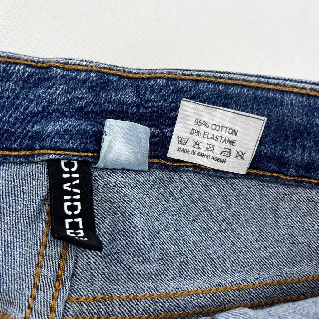 C&A Divided Mid Blue Super Skinny Jeans Women's UK size 8R - NWOT