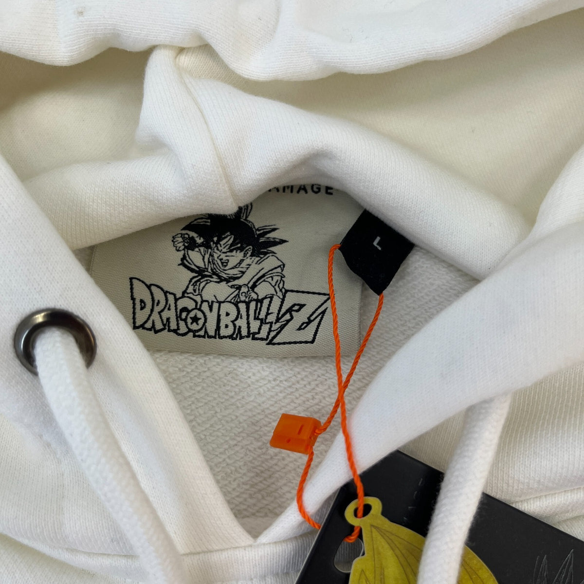 Criminal Damage Limited Edition Dragonball Z Hoodie White size L New with Tags