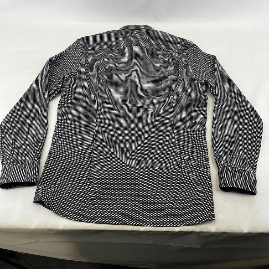 Ted Baker Men's Vintage Thick Heavy Black & White Shirt Mens Size 4