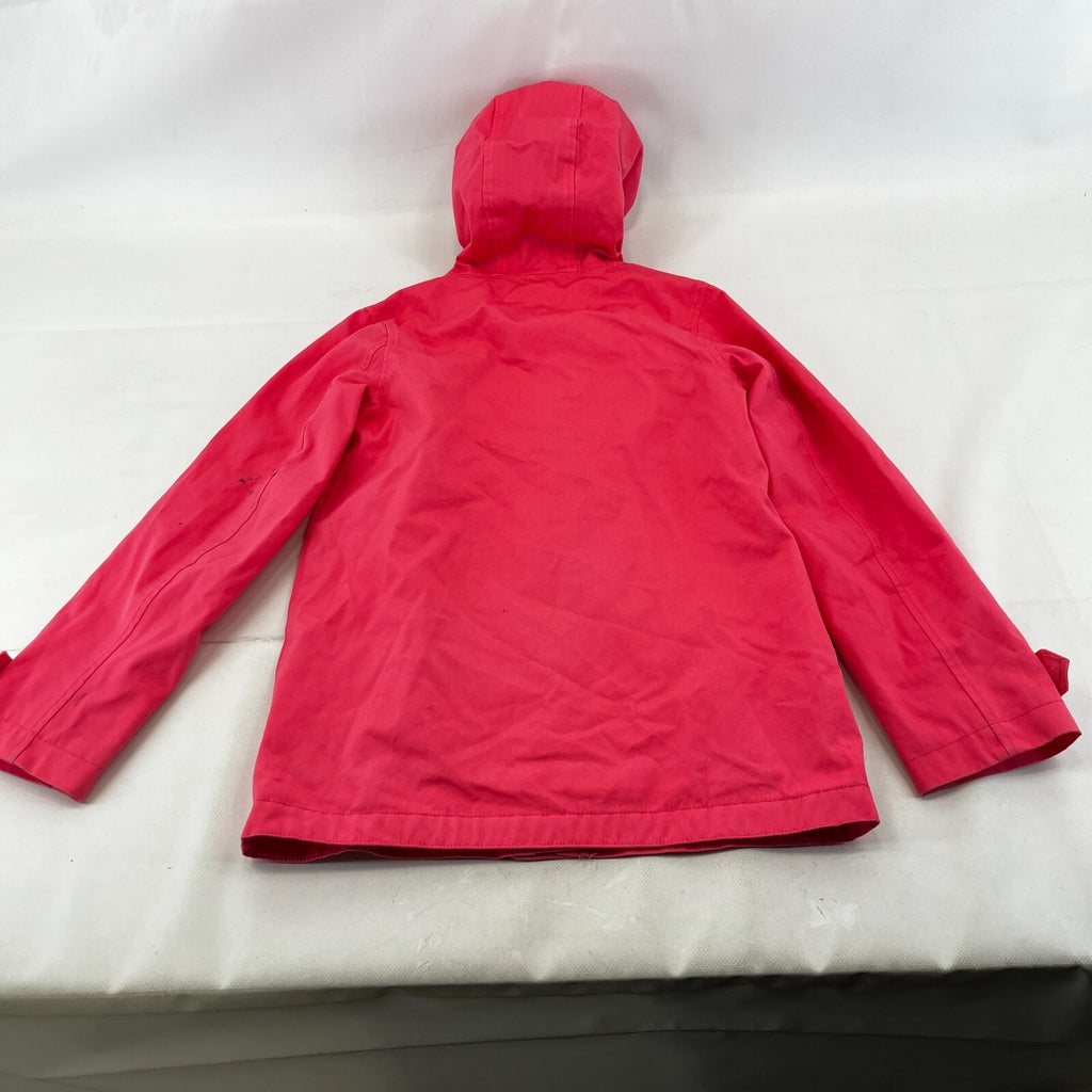 Joules Girls Waterproof Breathable Canvas Jacket Hooded in Pink size 11-12yrs