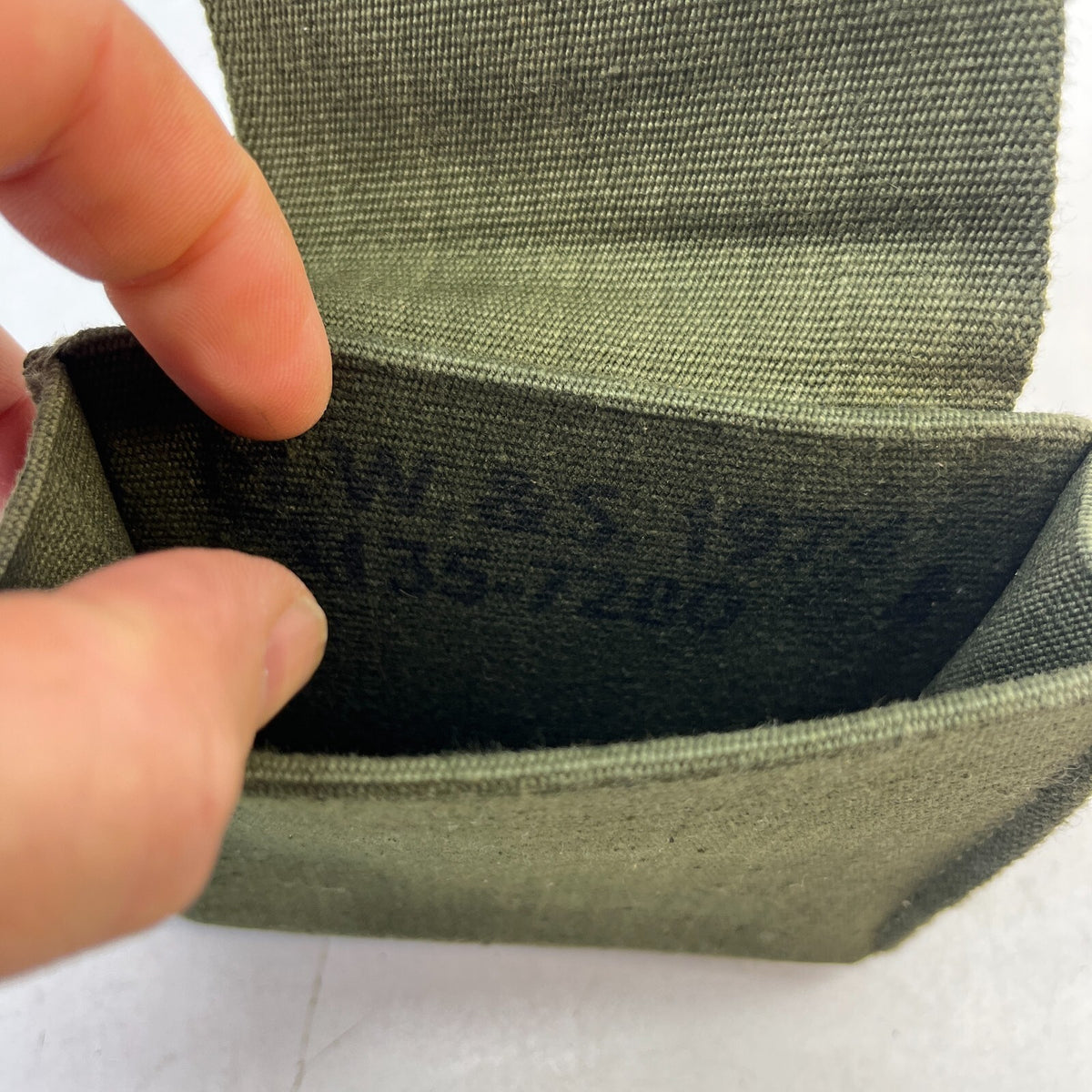 British Army 1958 Pattern NI Webbing SLR Rifle Butt Socket Carry Pouch 1974