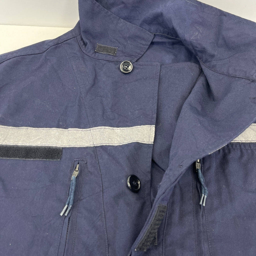 Balsan French Military Chore Jacket size 128L (UK XL) Navy Blue Workwear Canvas