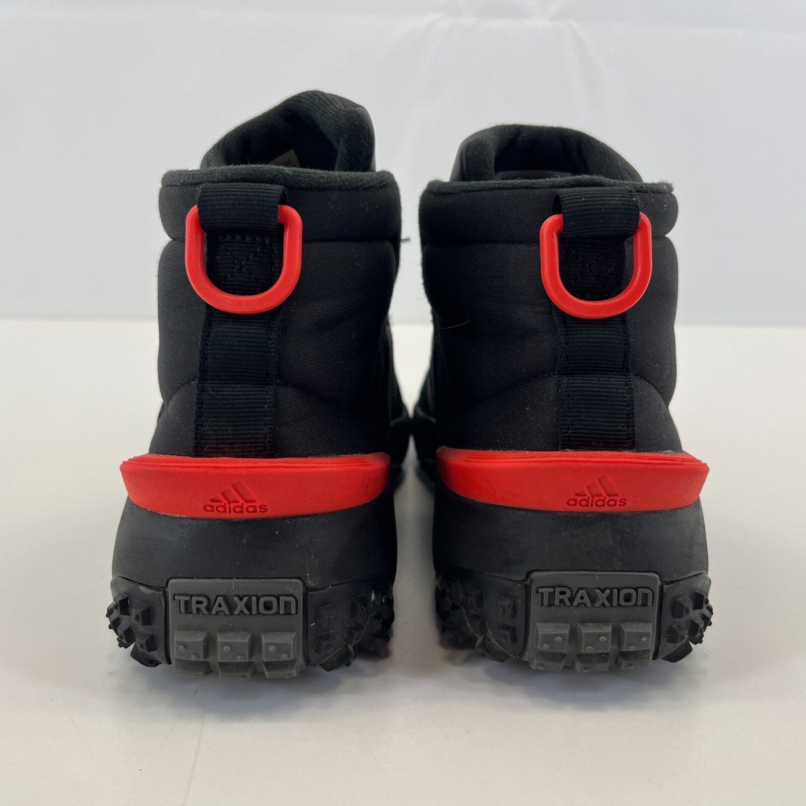 Adidas Fortatrail BOA High Top Trainers in Black & Red UK size 5 / EU 38