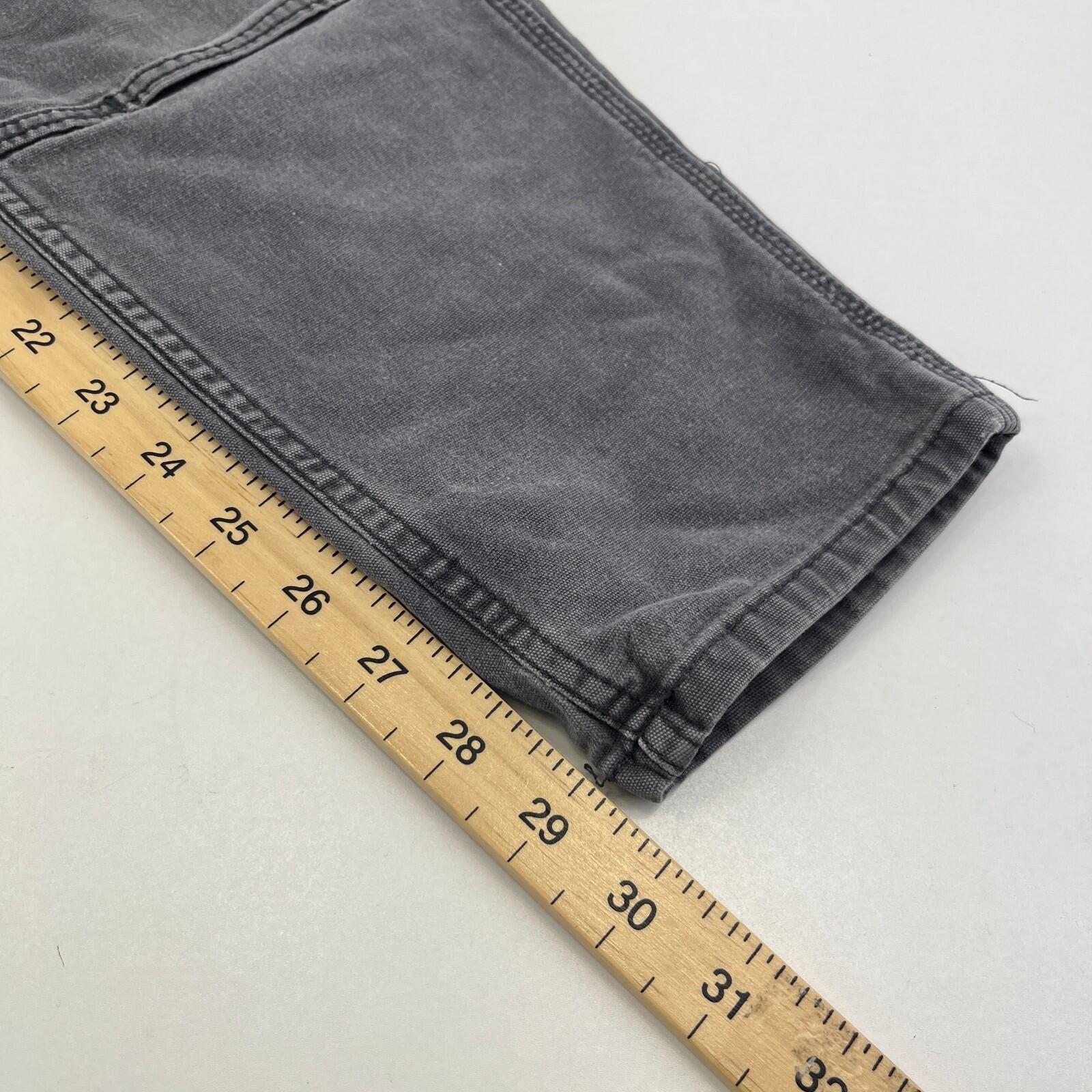 Carhartt Women’s Straight Stretch Workwear Jeans in Grey size 14 - Leg 30"