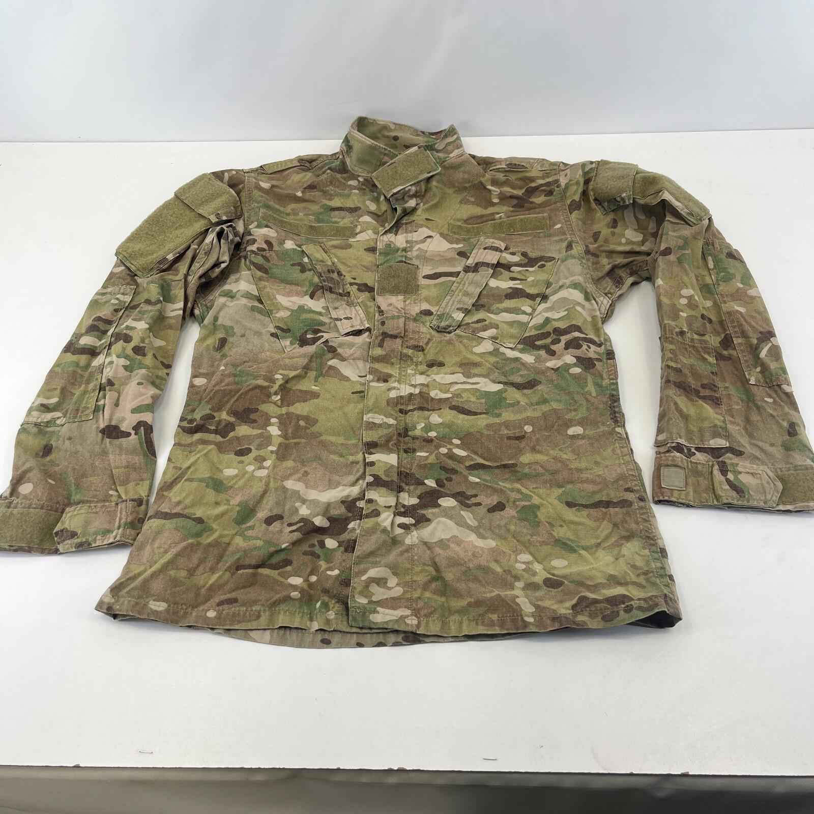 US Army Surplus Issue Woodland BDU Jacket Camo Combat Uniform size Small-Long