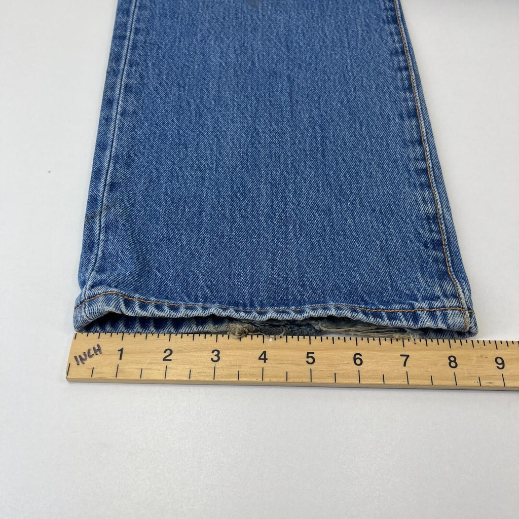 Levi’s 501 Men’s Jeans Mid Blue Straight Leg Button Fly W34" L30"