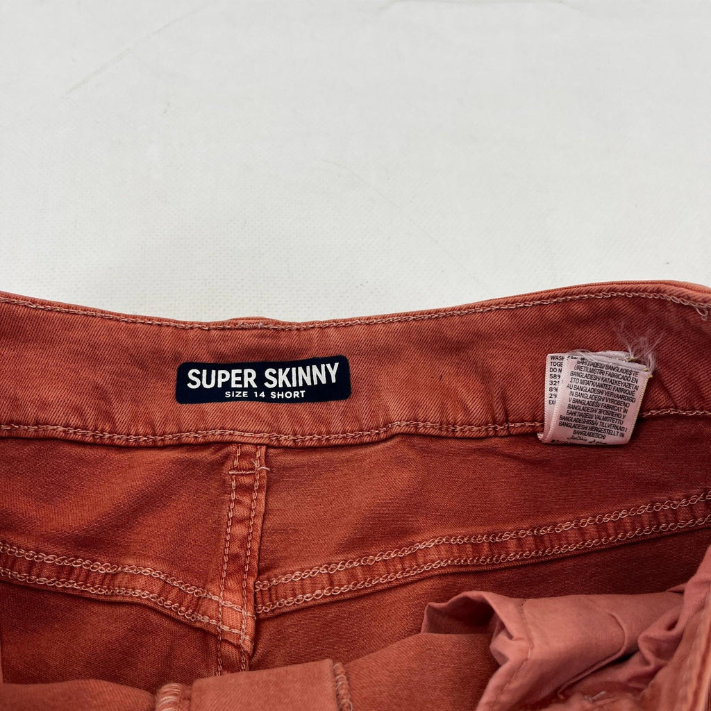 Marks & Spencer Salmon Pink Super Skinny Jeans - UK size 14S - BNWOT