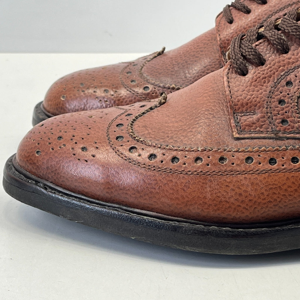 Samuel Windsor Men's Brogues size 8 Brown Leather Formal Shoes