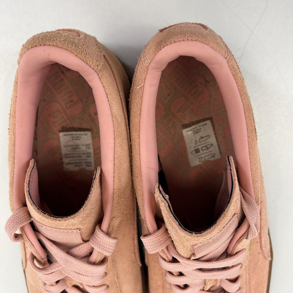 Puma Women's Palermo Trainers Suede Low Top Gum Sole in Pastel Ping UK size 6