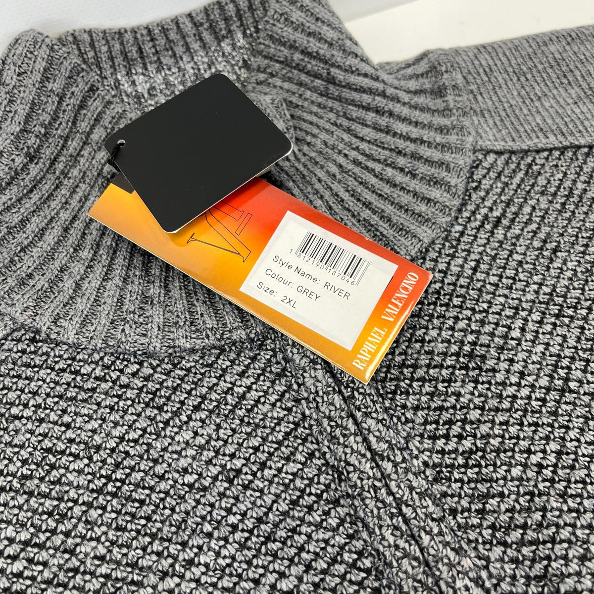 Raphael Valencino Thermal Fleece Lined Jacket Grey Long Sleeve Mens 2XL - New