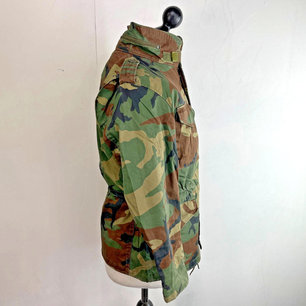 Mil-Tec US Army Military Jacket Green Camouflage size Youth XL + Hood