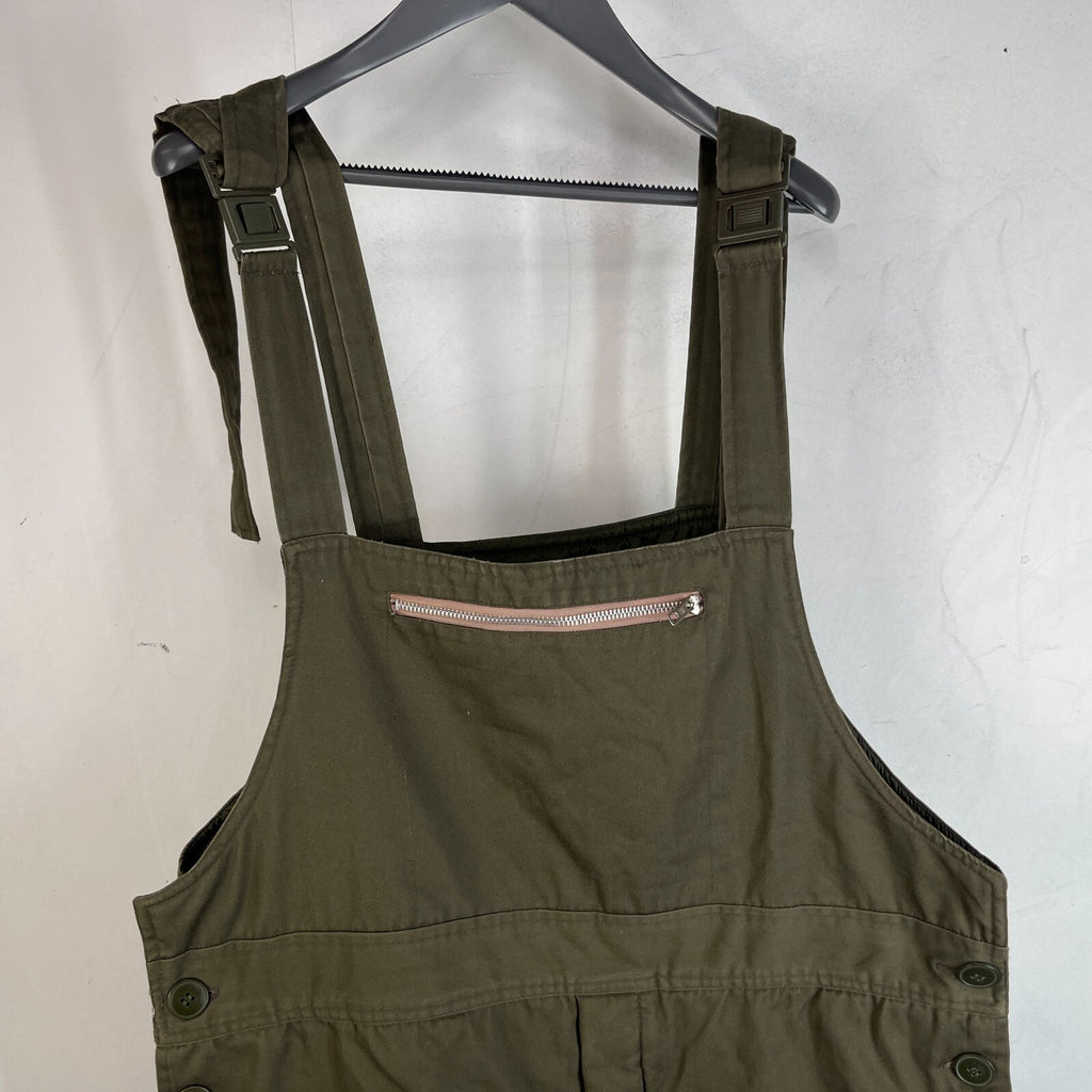 West Side Quilted Workwear Dungarees Green Overalls Bib & Brace size 54 Farmer