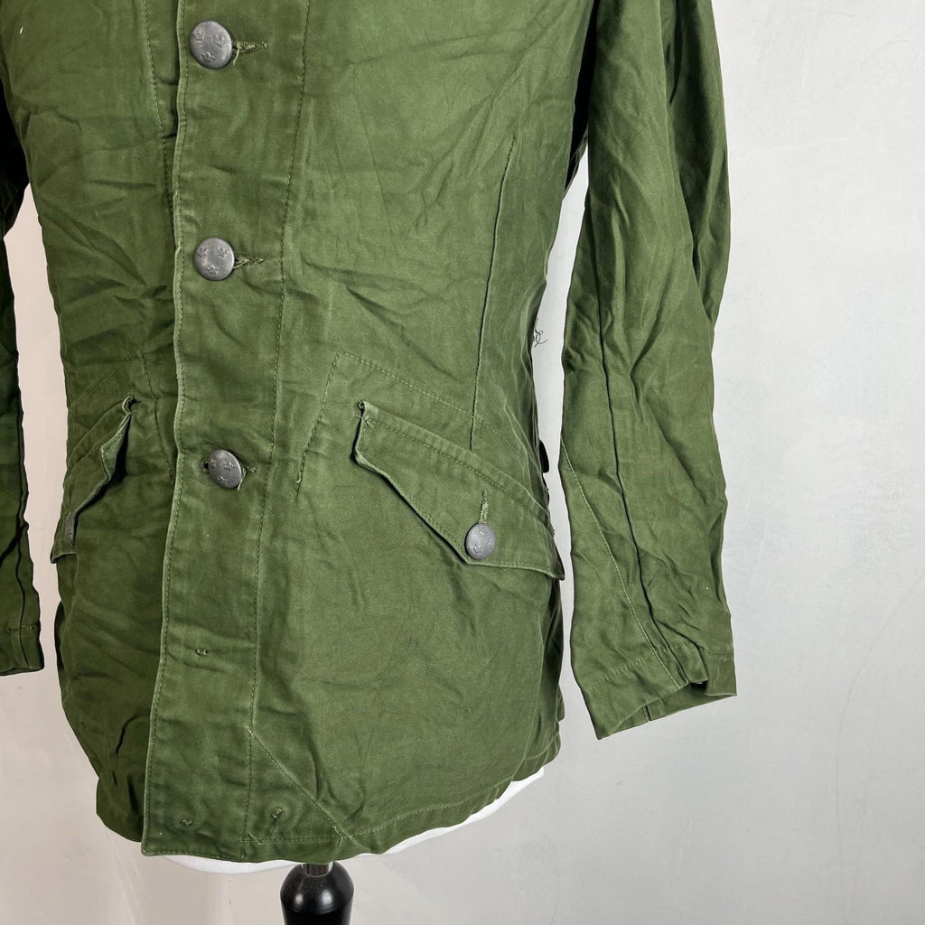 Swedish Army Issue Combat Jacket OG Green Fatigue Coat size C46
