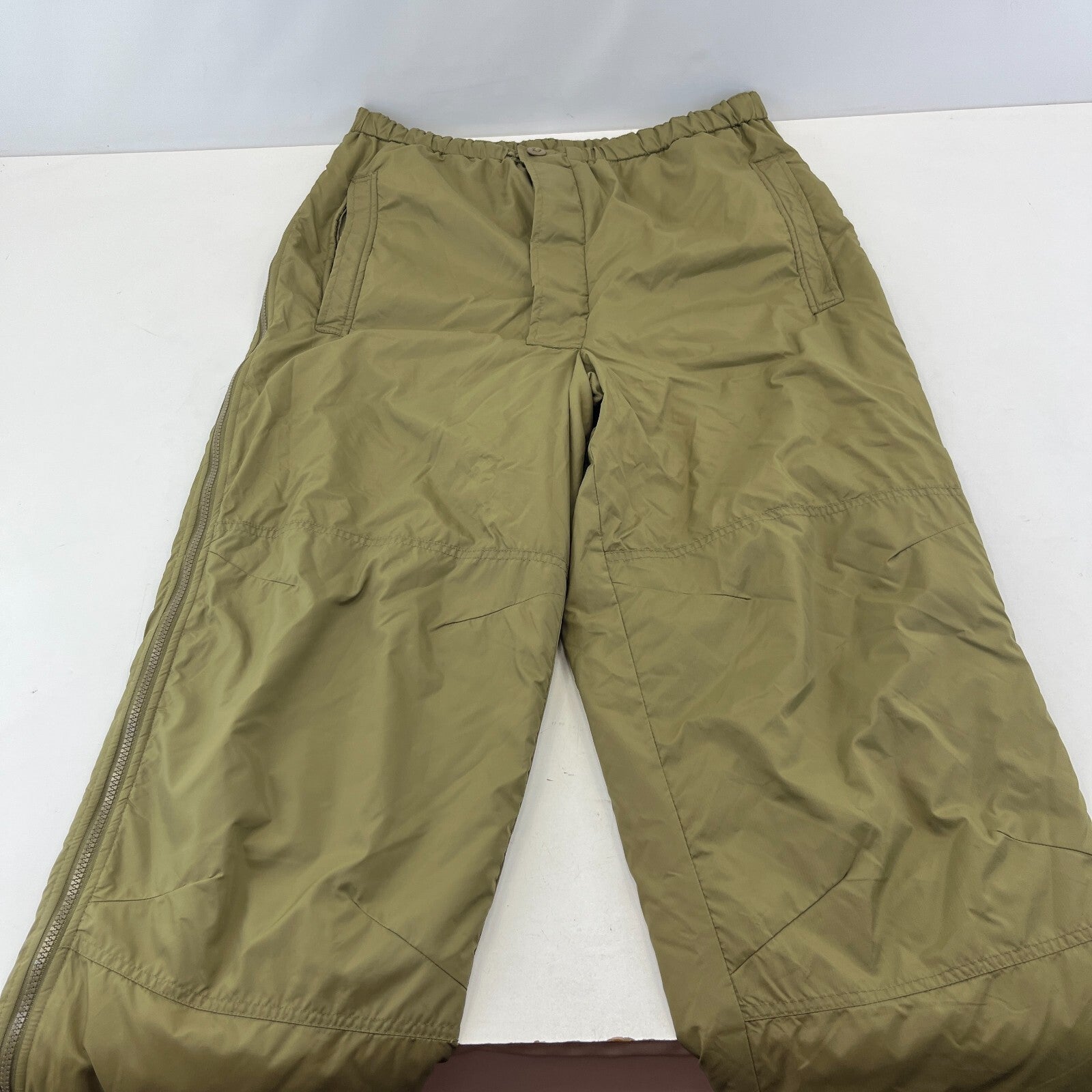 British Army Thermal Trousers Softi Issue Olive Sand Reversible Warm size Large