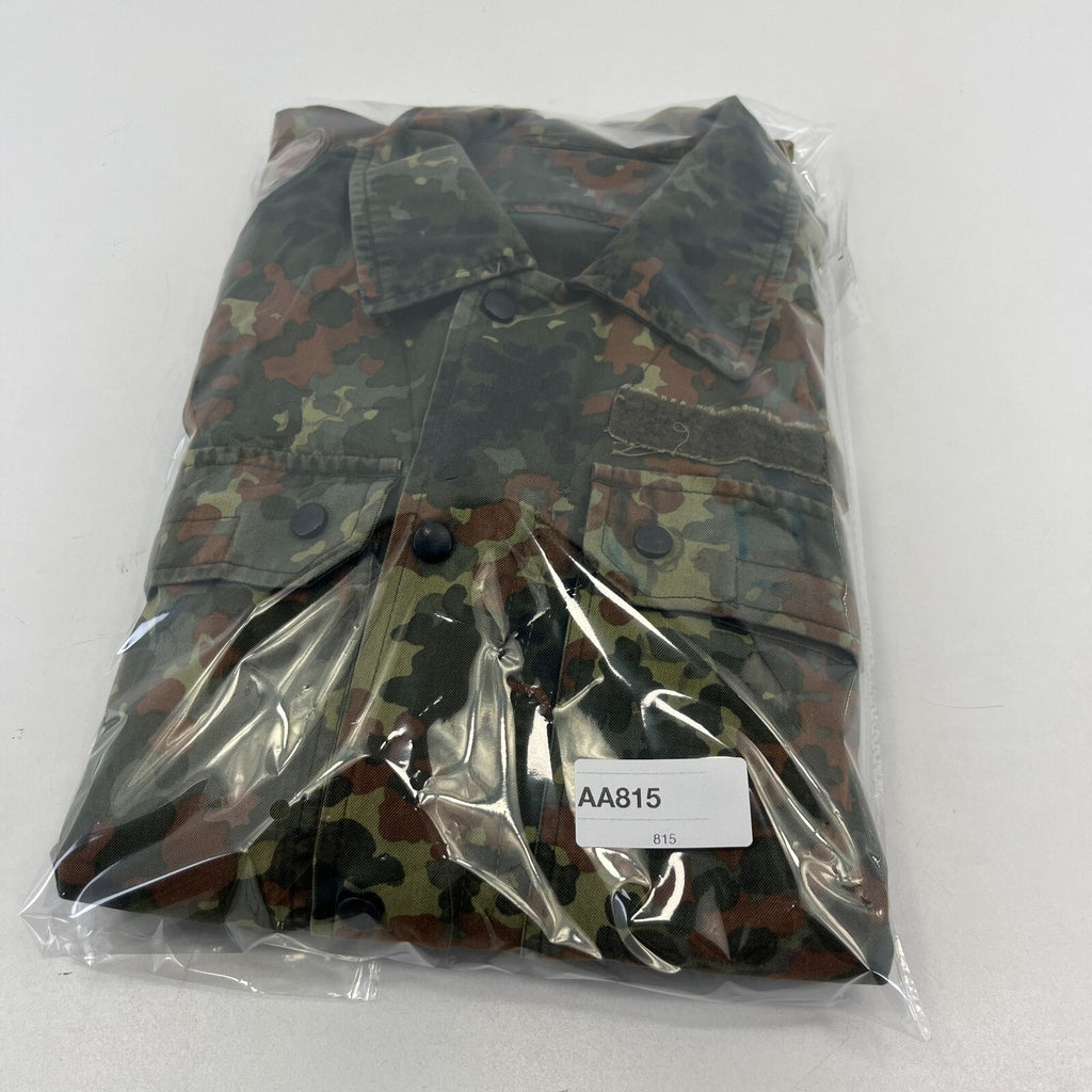 Custom Vtg German Army Flecktarn Camouflage Jacket Bob Marley Rasta Print size L