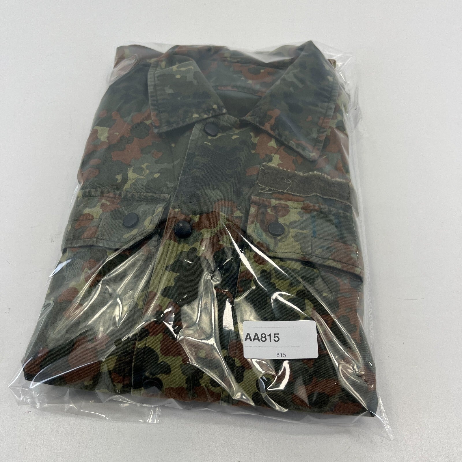 Custom Vtg German Army Flecktarn Camouflage Jacket Bob Marley Rasta Print size L