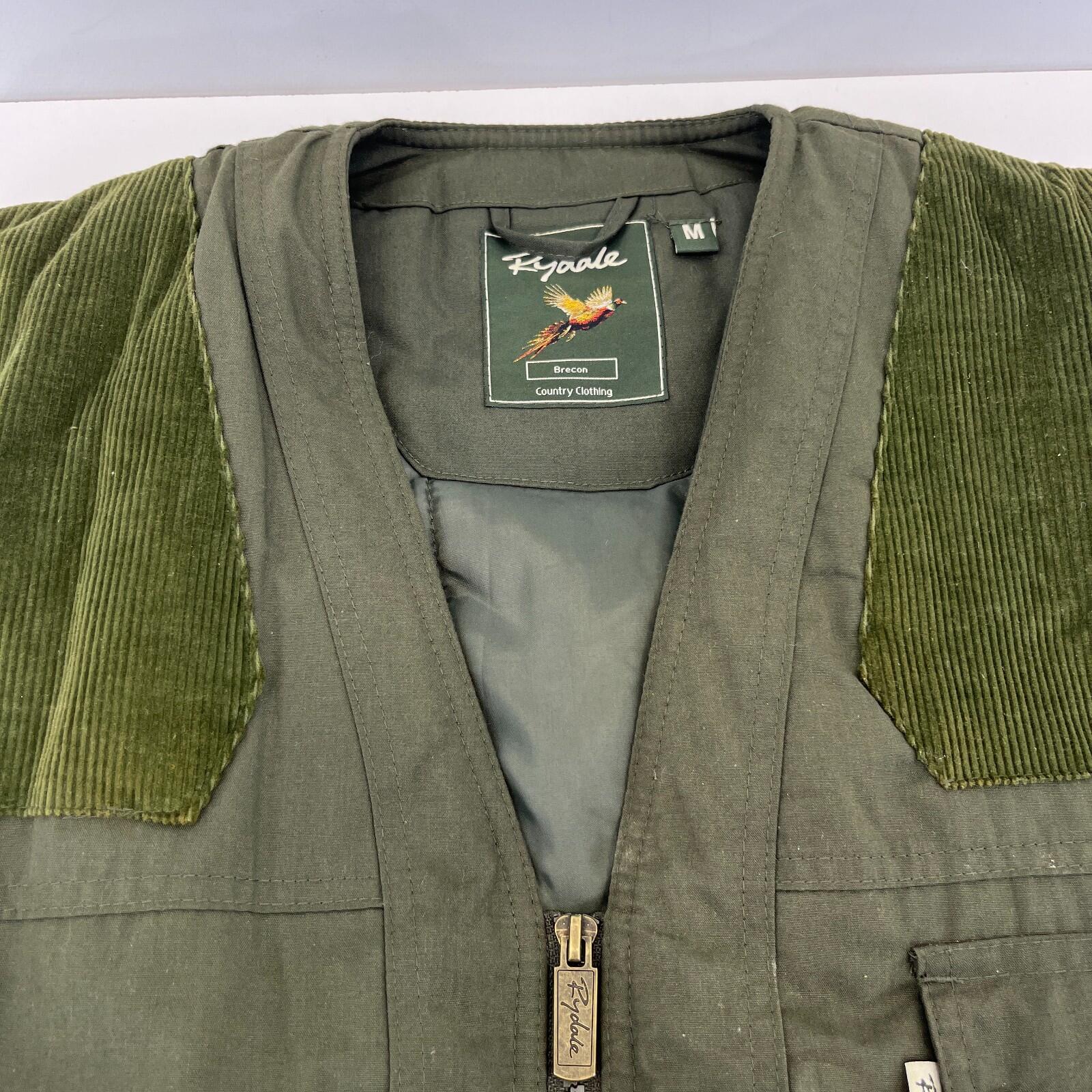 Rydale Brecon Quilted Bodywarmer Gilet size M Waistcoat Utility Shooting Green