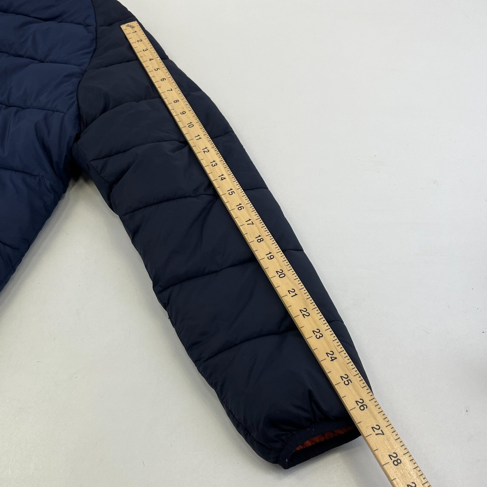 Craghoppers Men's Puffer Jacket Quilted Padded Coat XL Blue & Black Hiking VGC