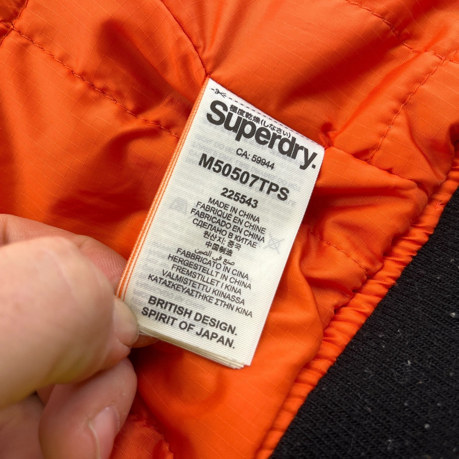 SuperDry 23rd Squadron Aviator Bomber Jacket Dark Green w/ Sherpa Collar size L