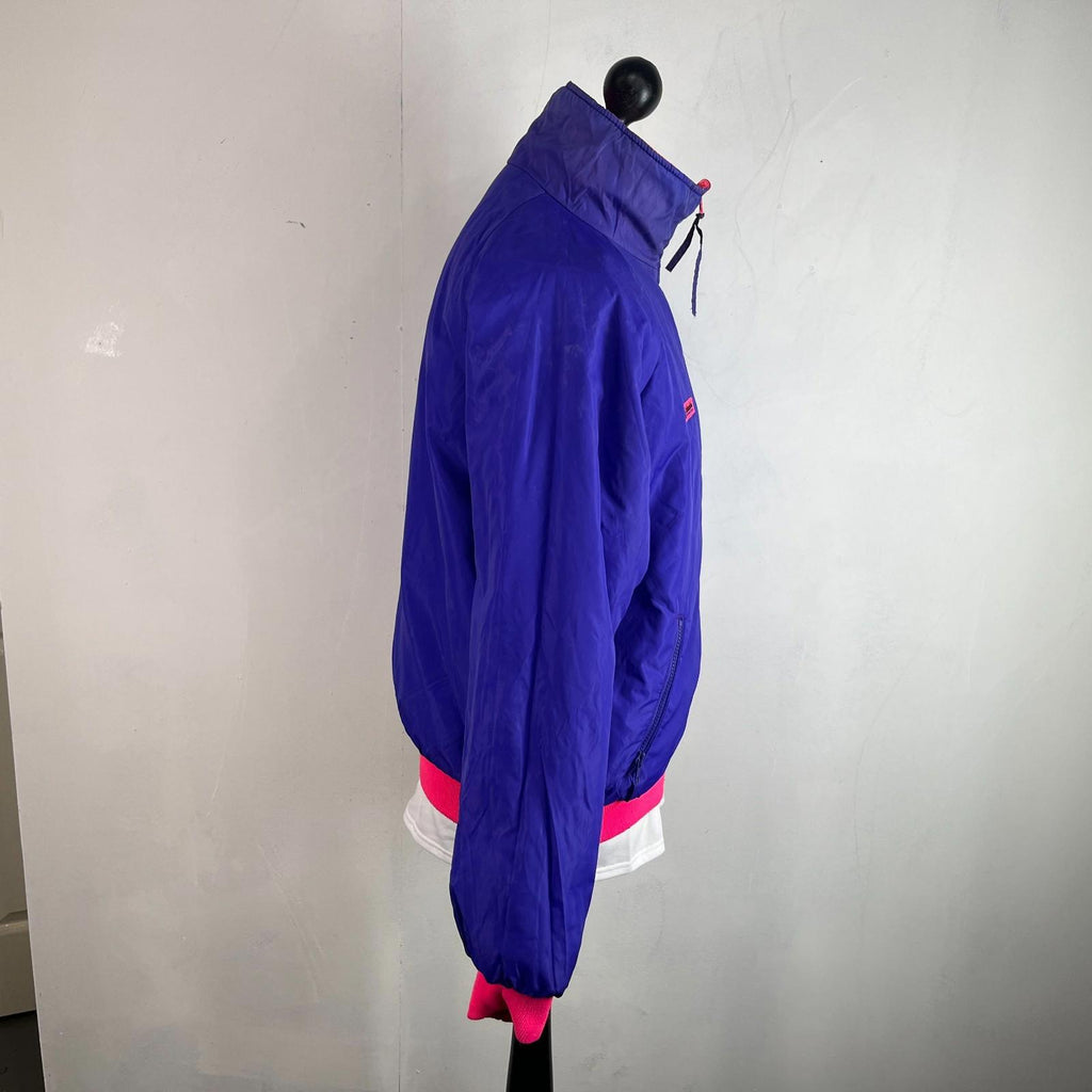 Vintage 1991 Columbia Reversible Ski/Snowboard Bomber Jacket Pink/Purple size L