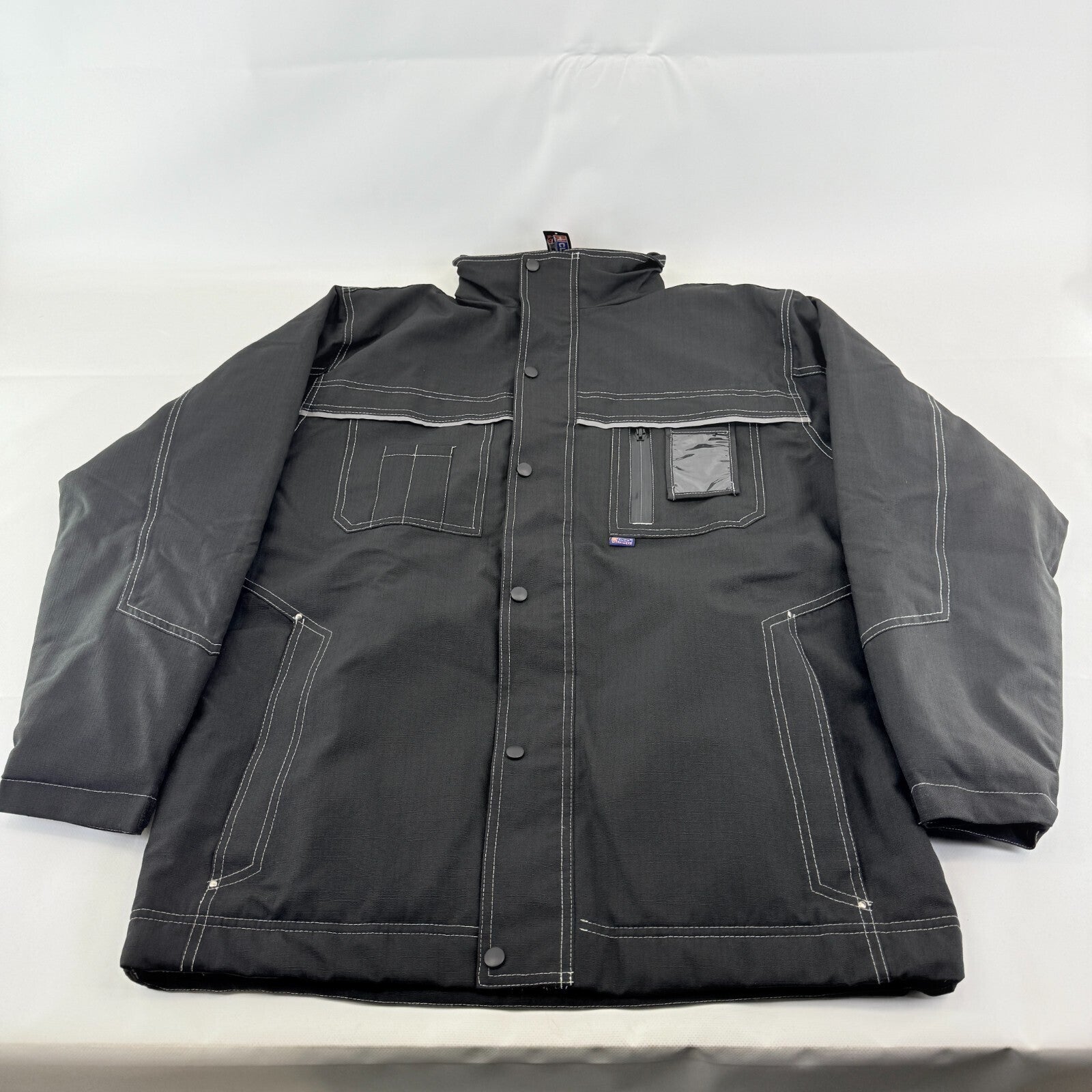 Beeswift Click Waterproof Padded Jacket Quilted Safety Coat size M Stow Hood