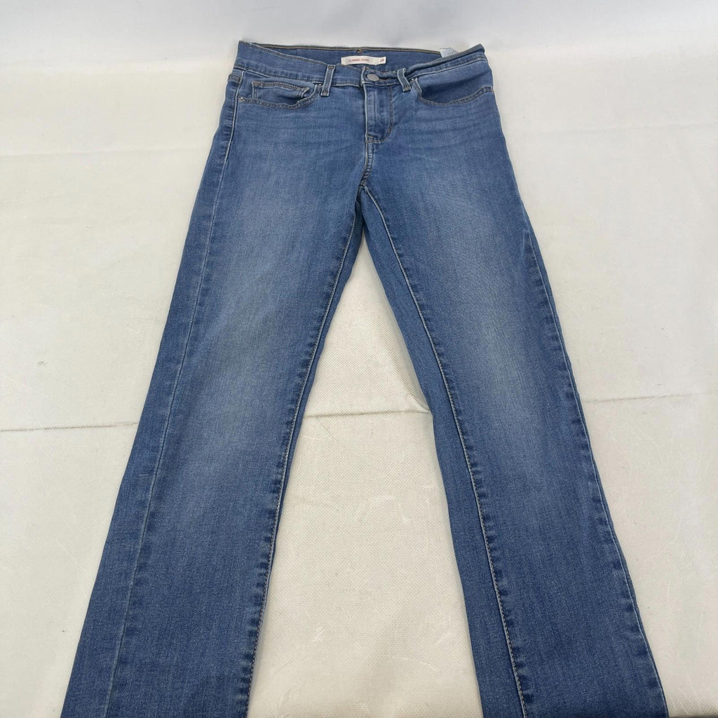 Levi's Slimming Skinny Stretch Jeans Women's W28" L32" Mid Blue Denim
