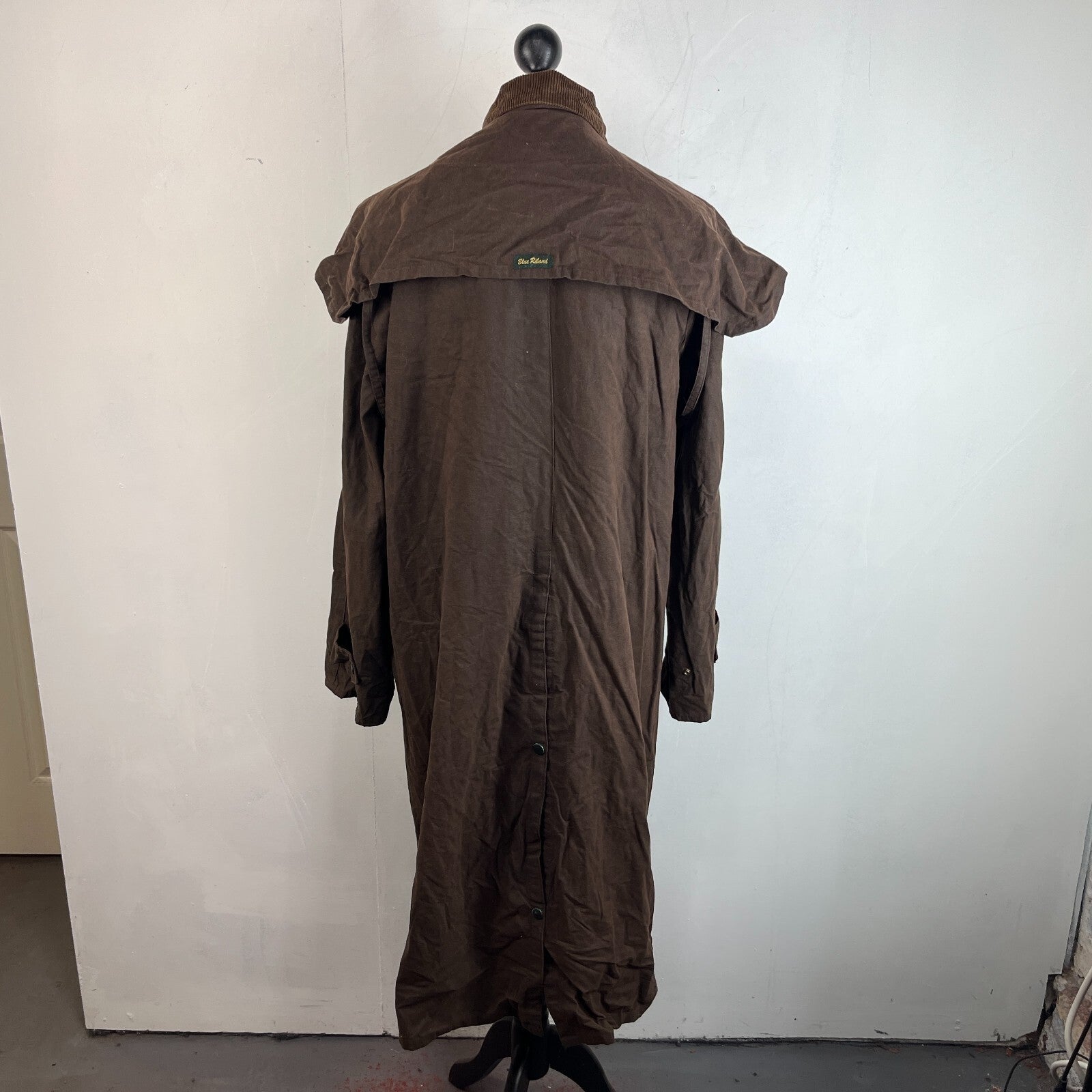 Blue Riband Made in England Wax Stockmans Riding Jacket in Brown Women's size XL