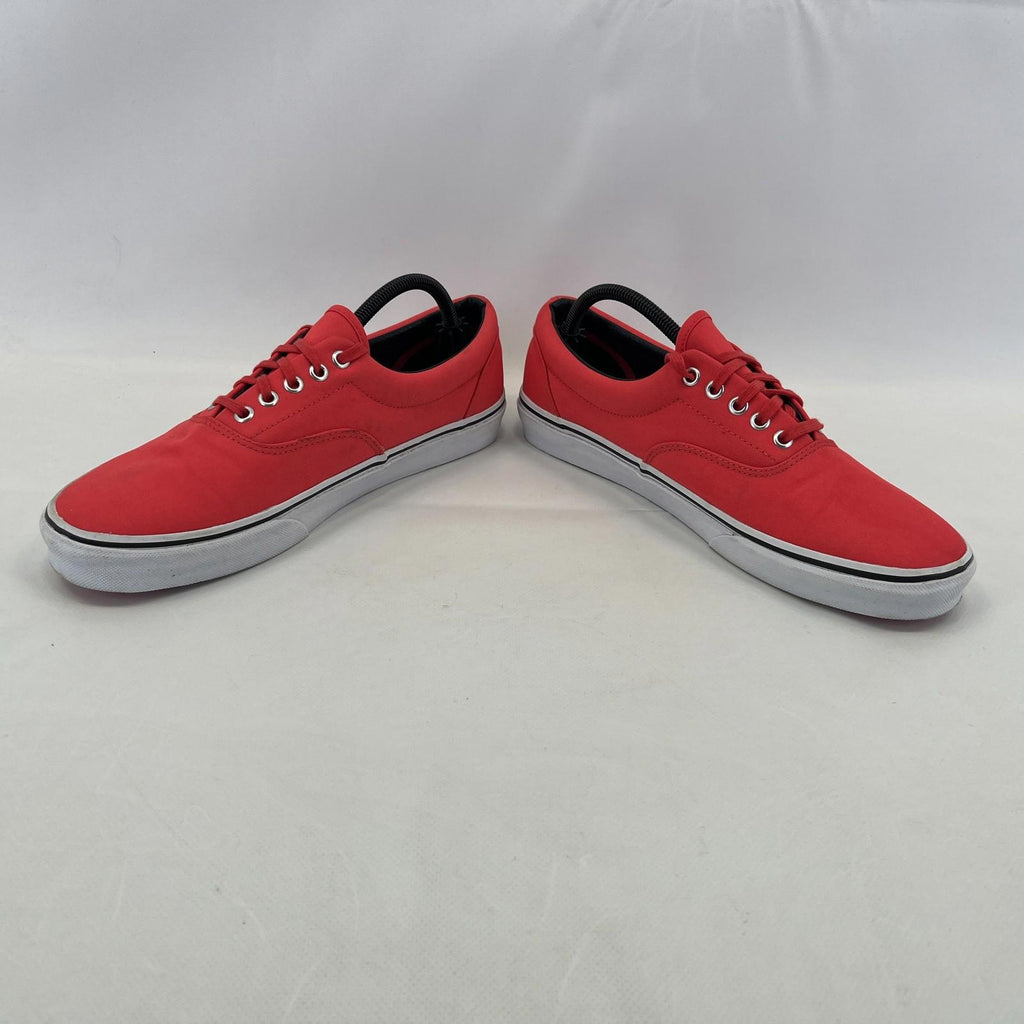 VANS Off The Wall Salmon Pink & White Trainers Size UK 9.5