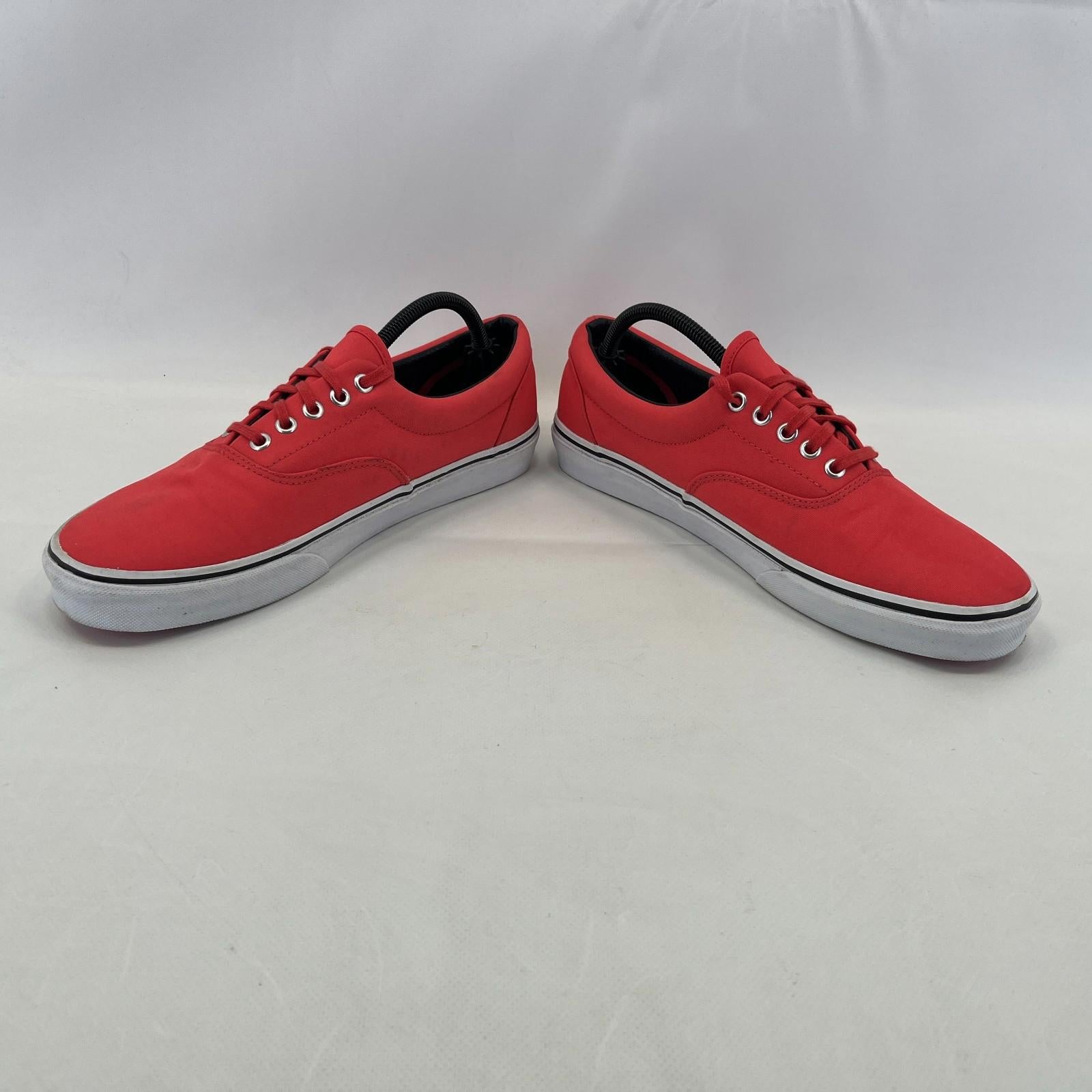 VANS Off The Wall Salmon Pink & White Trainers Size UK 9.5