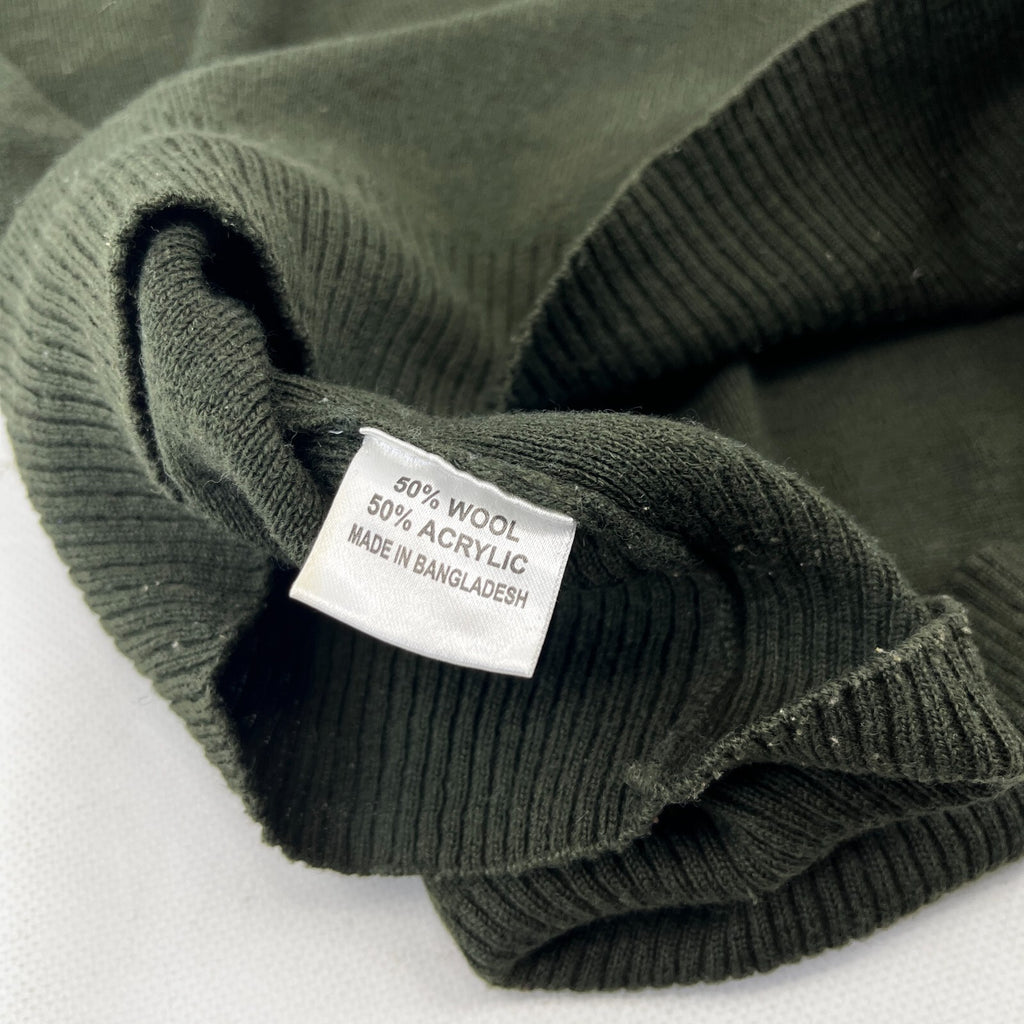 Rydale Men's Wool Blend Sleeveless Jumper Sweater Tank Top size 2XL Dark Green