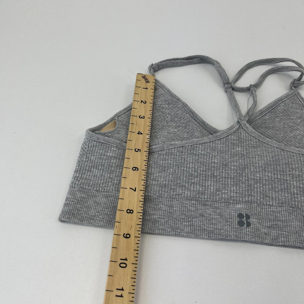 Sweaty Betty Soft Ribbed Bra size L/14 in Grey