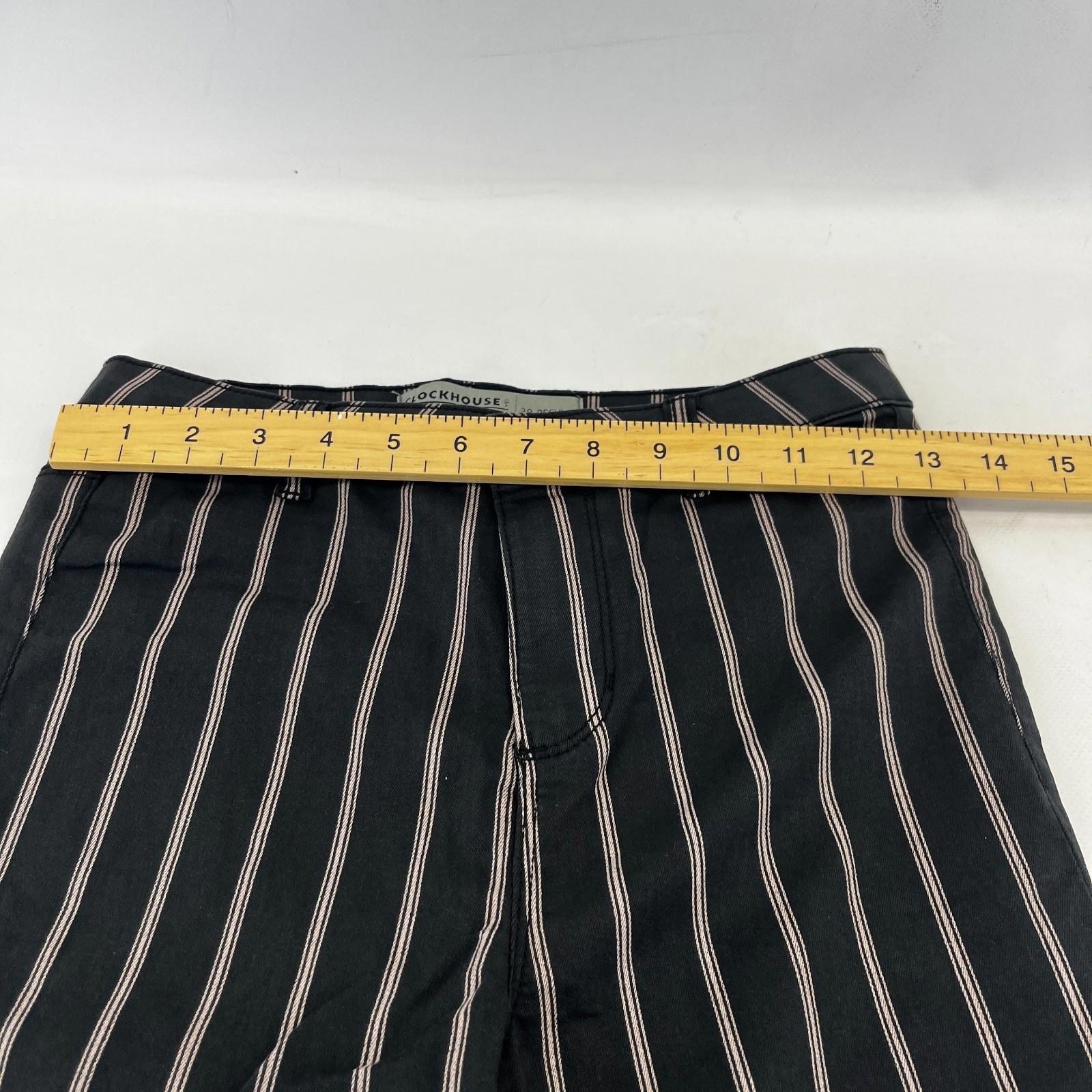 C&A Clockhouse Womens Black Striped Jeans Jegging Leg Skinny size 38R - NWOT