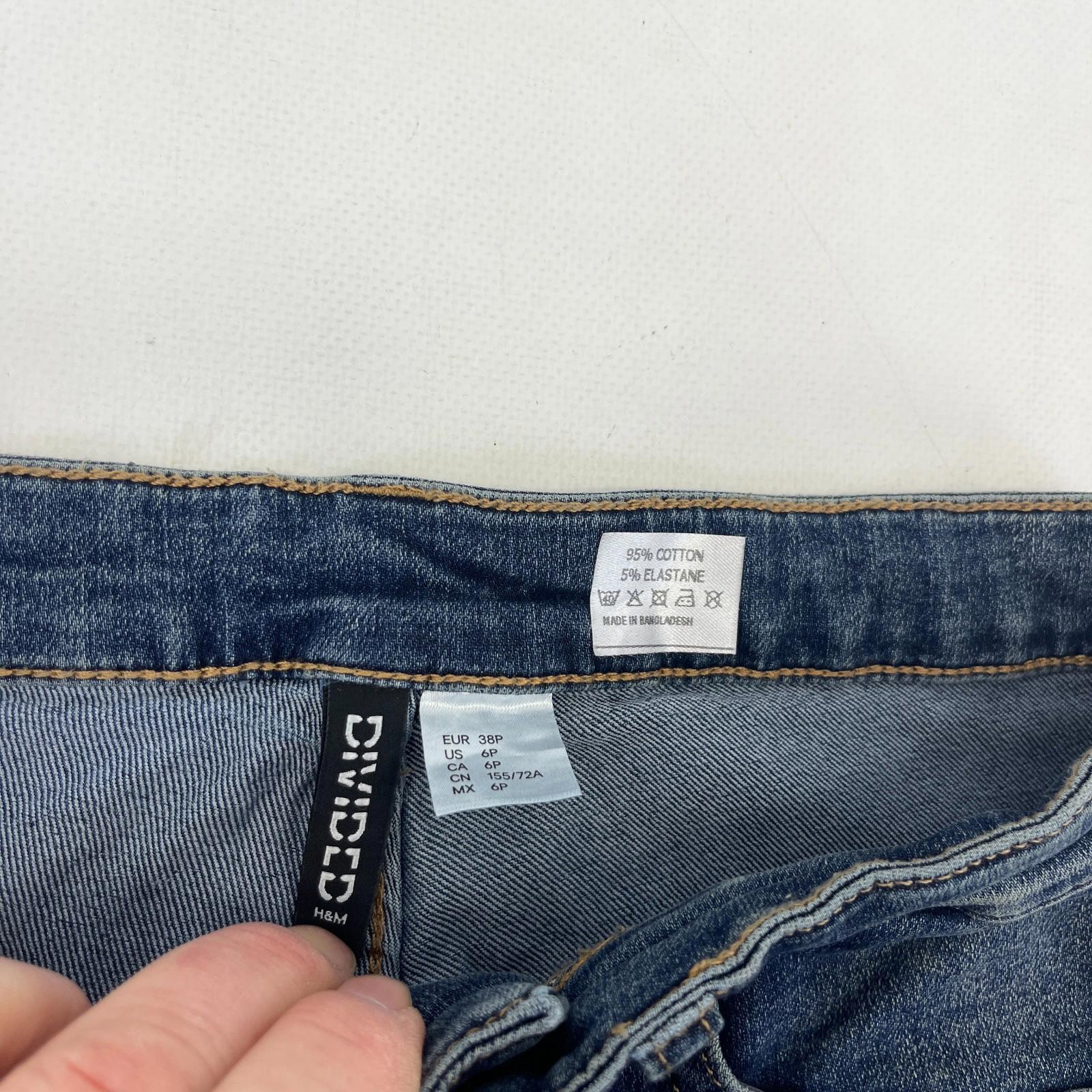 C&A Divided Mid Blue Super Skinny Jeans Women's UK size 8 - NWOT
