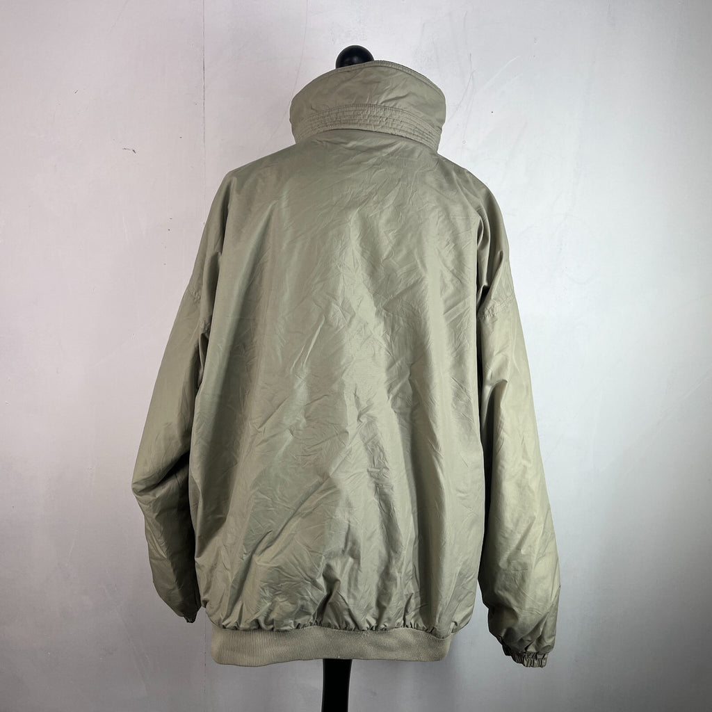 Columbia Men's Bomber Jacket Beige Fleece Lined Warm Casual US size 2XL - UK 3XL