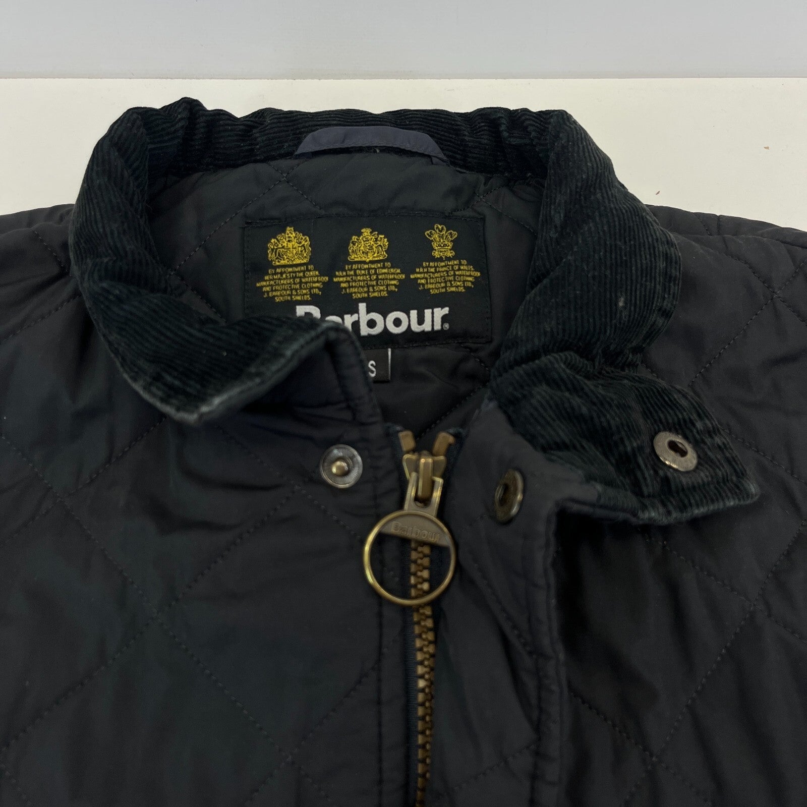 Barbour Liddesdale Quilted Jacket in Black size Small Men's