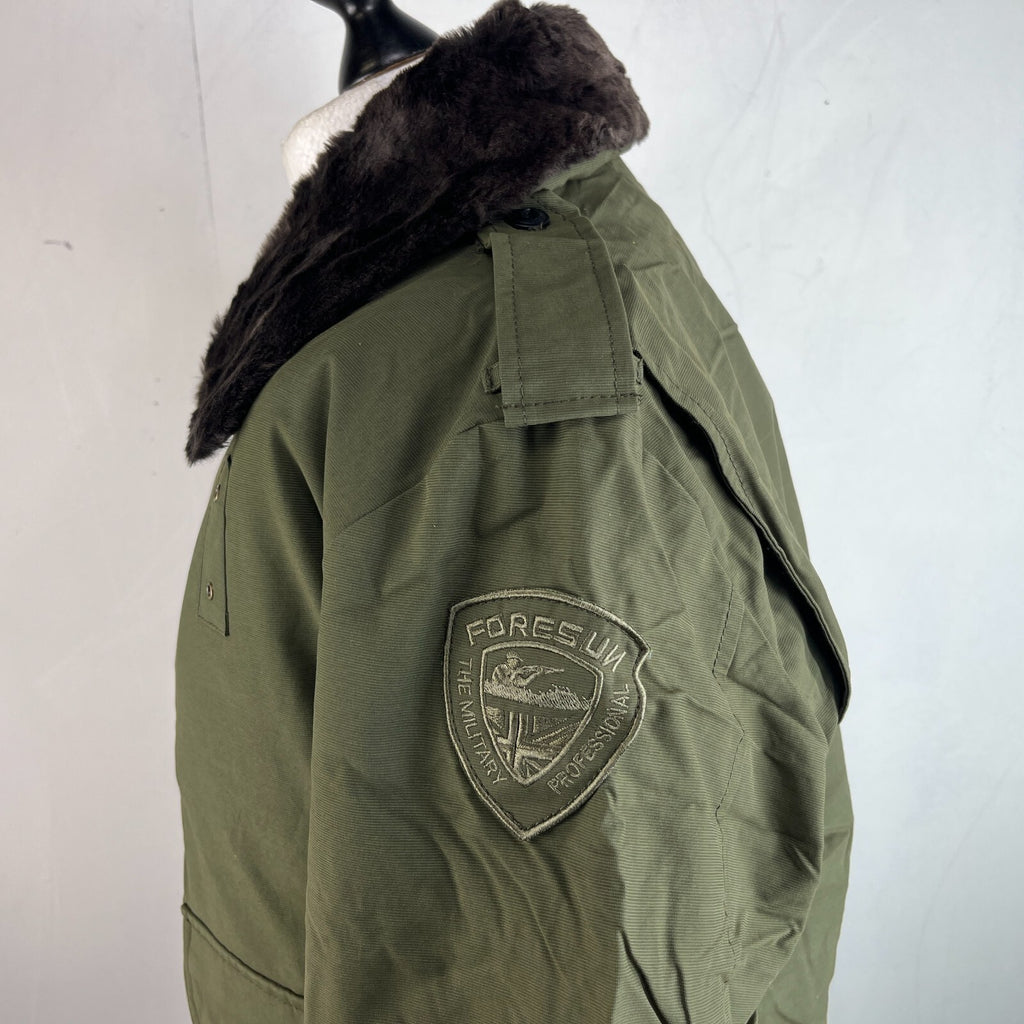 Foresun Professional Military Bomber Jacket w/ Liner & Faux Collar Shooting XL