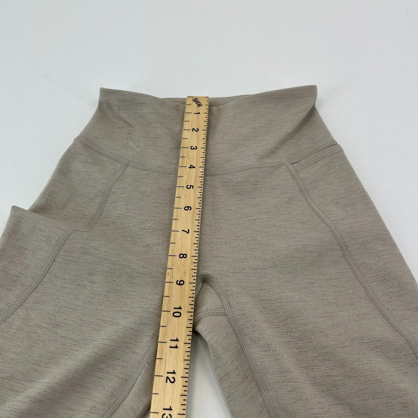 Sweaty Betty Ultimate Move Marl Print Leggings 7/8 Length Beige size XXS