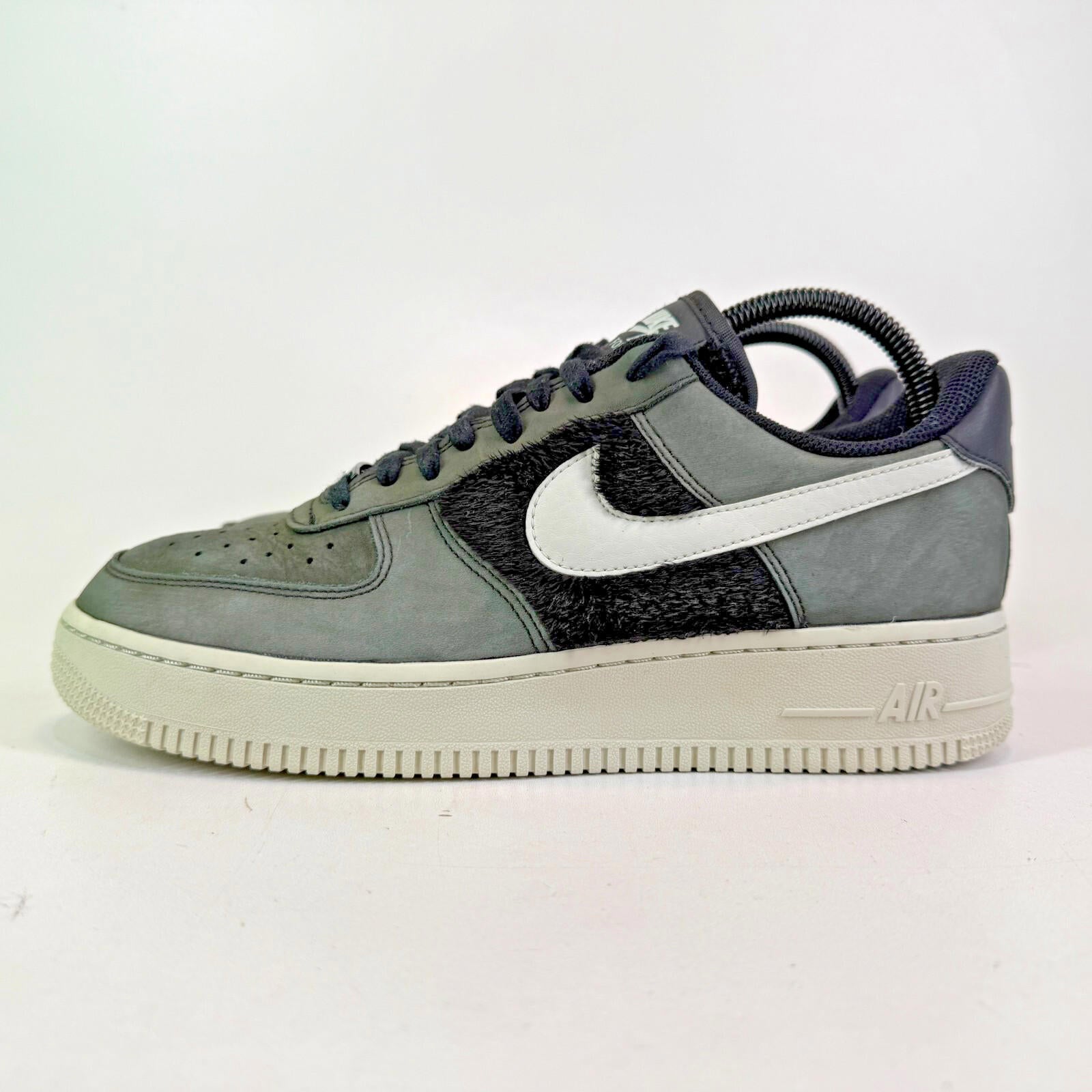 Nike Air Force 1 Low MEM 4 Grey & Black Fur/Bone - UK 6.5 EU 40.5 - DO6714-001