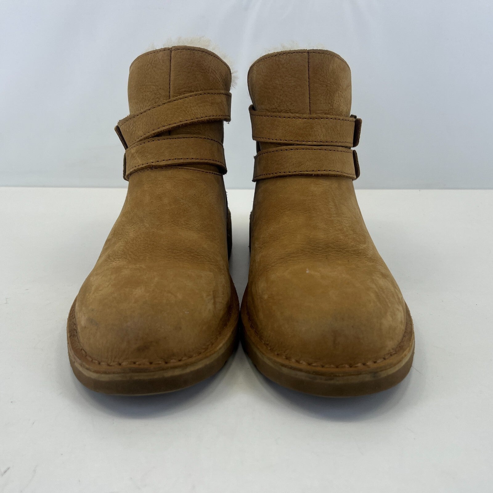 Ugg Aliso Women's Ankle Boots Tan Suede Leather size UK 8 EU 41 Model 1014623