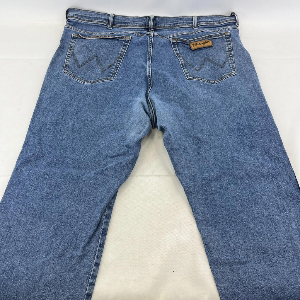 Wrangler Texas Straight Leg Jeans in Blue - Men's W50" L32"
