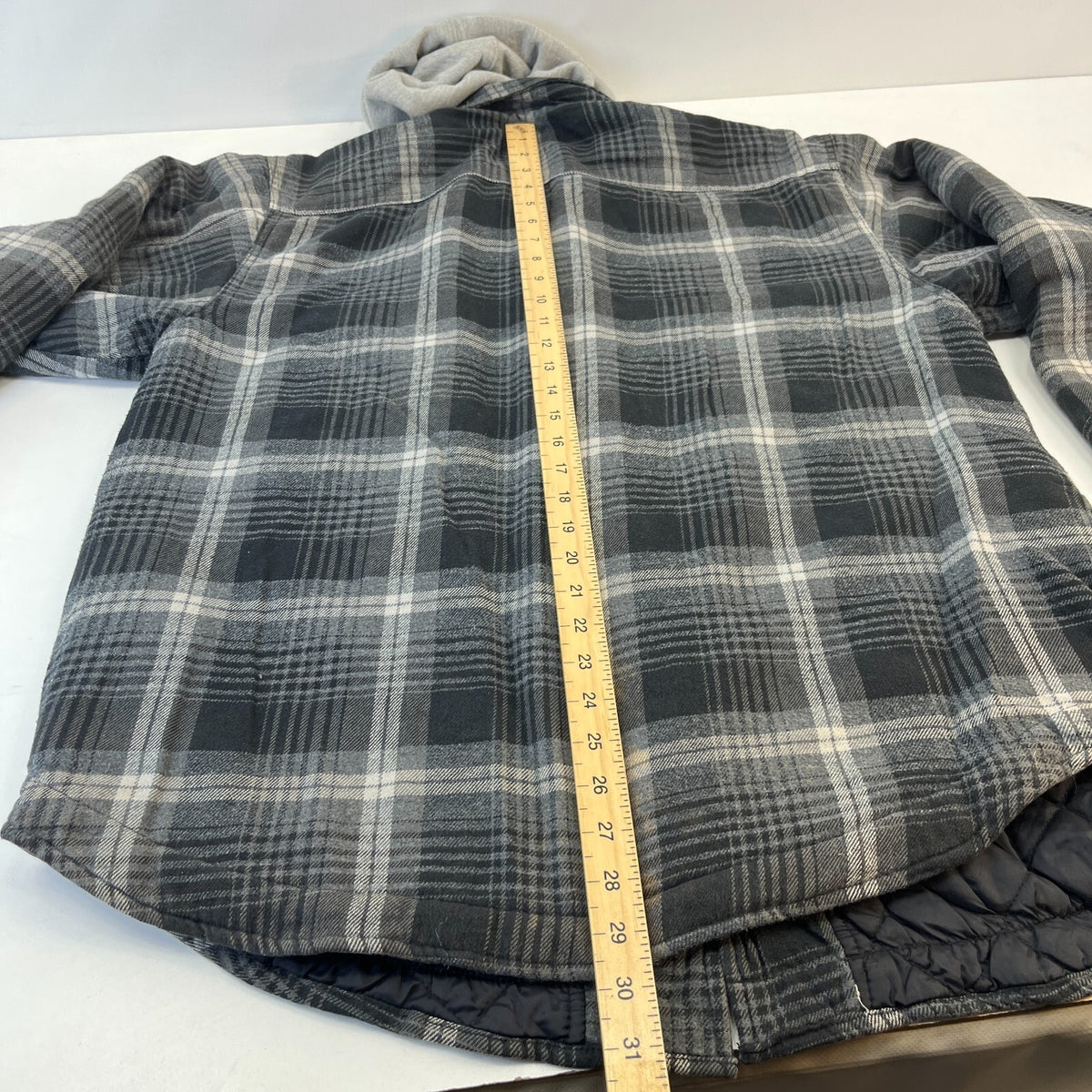 Moose Creek Men's Insulated Hooded Shacket Jacket Lumberjack Shirt size L