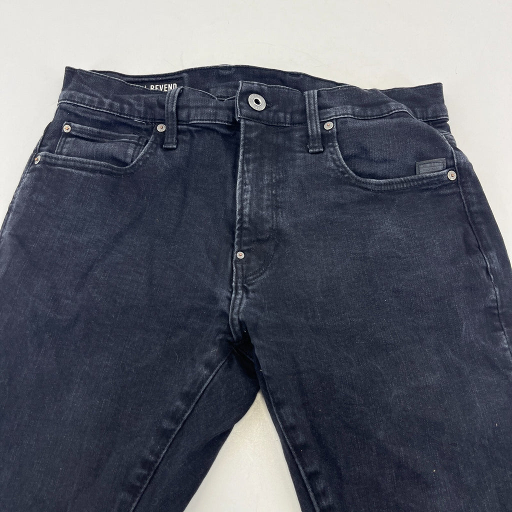 Men’s G-Star Raw Revend Skinny Dark Black Jeans W32" L30"